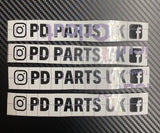 PD PARTS UK Decal (Small)