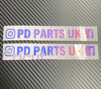 PD PARTS UK Decal (Small)