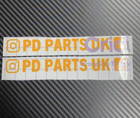 PD PARTS UK Decal (Small)